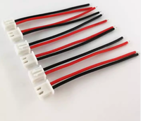 Dây cáp điện OEM tùy chỉnh 2 3 4 chân JST XH PH, đầu nối UL1007 24AWG, dùng cho thiết bị điện tử