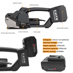 Großhandel V3 3500N-4500N 50W Automatische tragbare Hand batterie Wiederauf lad bares Umreifung werkzeug Elektrische manuelle Umreifung maschine - Product Image 3