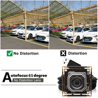 Modul Kamera USB ELP 5MP 30FPS Auto Focus Lightburn IMX335 Modul Webcam CMOS Warna Dengan Lensa Tanpa Distorsi untuk Raspberry PI PC