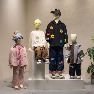 Maniquíes de Cuerpo Completo con Cuerpo Flexible para Ropa Infantil: Ideales para Exhibiciones de Bebés, Niños y Adolescentes en Escaparates - Product Image 2