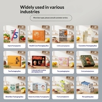 100 boîtes cadeaux pliantes personnalisées avec impression UV et logo sur mesure pour cosmétiques et soins de la peau ; Boîte surprise culturelle et créative pour le Nouvel An