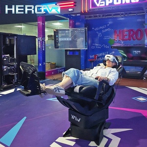 Simulateur de mouvement de réalité virtuelle HEROVR Yaw 3DOF 360 Flight <span class=keywords><strong>VR</strong></span> avec structure métallique pour parcs d'aventure intérieurs/extérieurs - Product Image 4