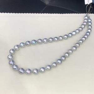 Collar de Perlas de Tres Capas Hecho a Medida de Alta Gama, 8-7 mm, Casi Perfectamente Impecable, Color Dorado Intenso, Joyería de Perlas Multicapa - Product Image 2