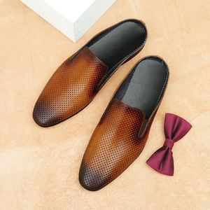 Chaussures habillées de luxe pour hommes style britannique, en cuir véritable, type Oxford, pour affaires, grandes tailles, pour dropshipping - Product Image 5