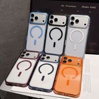 Étui magnétique transparent de luxe anti-jaunissement pour iPhone 18 Pro Max 17 Air 16 15 14 13 12 – Coque antichoc transparente