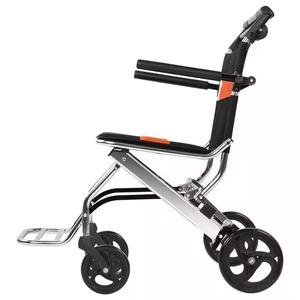 Yaşlı ve engelli özel amaçlı hareketlilik Scooter uçak tekerlekli sandalye için Ultralight manuel tekerlekli sandalye - Product Image 4
