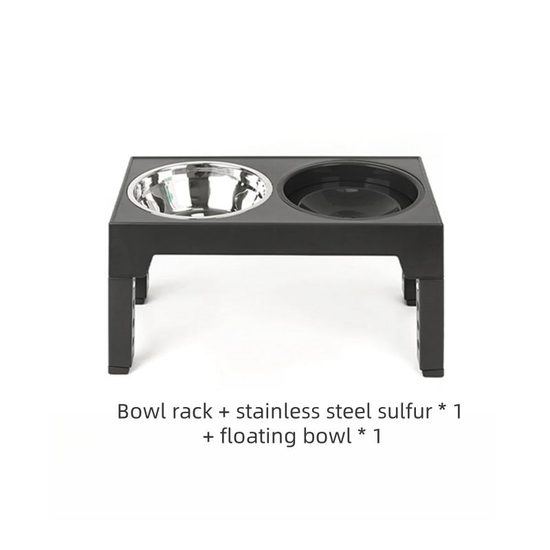 Bowl rack,stainless steel bowl*2,floating bowl