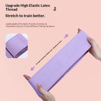 Bande de Résistance Large en Tissu Tricoté Antidérapant en Nylon Élastique pour Fessiers, Cercle de Hanche de Fitness, pour Squats et Entraînement des Jambes (OEM/ODM)
