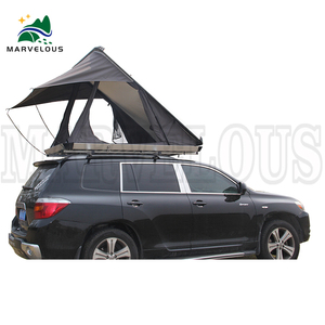 <span class=keywords><strong>Tente</strong></span> de toit triangulaire personnalisée en <span class=keywords><strong>2</strong></span> <span class=keywords><strong>minutes</strong></span>, facile à installer, <span class=keywords><strong>tente</strong></span> de voiture légère et étanche pour le camping et la randonnée - Product Image 2