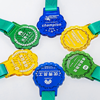 Médailles en cristal personnalisées, plaques de récompense en verre personnalisées pour les compétitions sportives, les événements pour enfants, les réunions annuelles d'entreprise