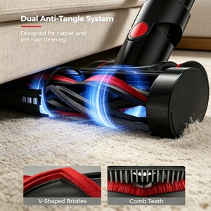 Powerful Suction Cordless <b>Vacuum</b> Cleaners Stick Lightweight Brushless Motor for Home Carpet Pet Hair Hard Floor Powerful Suction - Product Image 2