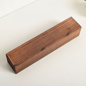 Custom LOGO Handmade Solid Wood Jewelry Storage Box with <b>Sliding</b> Lid - Product Image 2