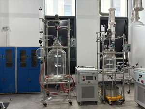 Reator da fase contínua do vidro da elevada precisão | Ideal para a síntese do Peptide do laboratório e a pesquisa química - Product Image 2