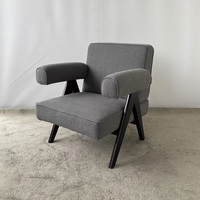 Fauteuil Occasionnel Moderne pour Salon, Chambre d'Hôtel, Ensemble de 2 Chaises d'Appoint de Luxe