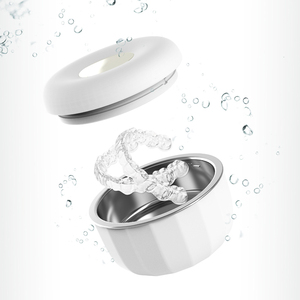 <span class=keywords><strong>Petit</strong></span> Portable Uv Ultraviolet Dentier et Bretelles Bijoux Machine De Nettoyage À Ultrasons La Nouvelle <span class=keywords><strong>Liste</strong></span> 80ml - Product Image 1