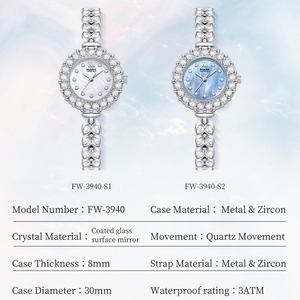 Reloj de Cuarzo con Logotipo Personalizado OEM, Relojes de Pulsera de Lujo con Diseño de Sirena para <span class=keywords><strong>Mujer</strong></span>, Reloj de Pulsera para <span class=keywords><strong>Mujer</strong></span>, Venta al por Mayor de Fábrica, Reloj Impermeable - Product Image 3