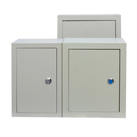 Armoire de distribution électrique murale pour panneaux photovoltaïques, boîtier métallique personnalisé, revêtement poudré IP55, fourni par l'usine