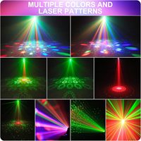 Portable 4 en 1 LED Projecteur Laser Night Club Disco Ball et effet de course de chevaux pour les lumières de DJ de scène de fête