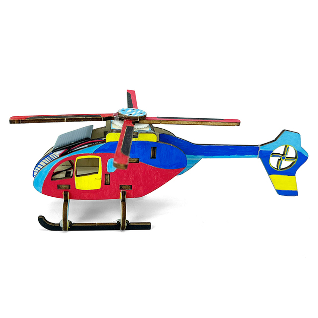 Wholesale Solar Powered Helicopter Stem Montessori Toys Educational Kits Diy Science Kit
