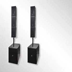 Vant LV502 Dj Met Bas Versterkers Kerk Speaker Set Up Stage Systeem Aangedreven Line Array Geluid