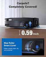 Nuevo Robot Aspirador Inteligente Ecovacs X12 Pro Omicyclone 2026 con Autolimpieza, LDS, Función de Fregado, Inalámbrico y sin Cable