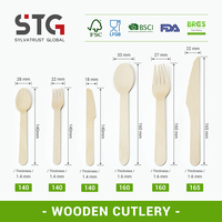 Lot de couteaux en bois pour fabricants, camping, coffret en bouleau, 24 pièces, ensemble de couteaux en bois roulés en fibre Ccc approuvé par la FDA