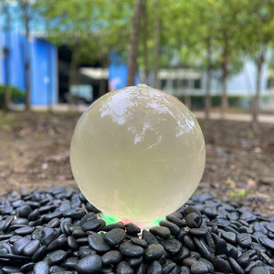 पारदर्शी ऐक्रेलिक डिआ 60 सेमी बॉल फाउंटेन होम सजावट एक्रिलिक क्षेत्र आउटडोर गार्डन वाटर फाउंटेन - Product Image 2