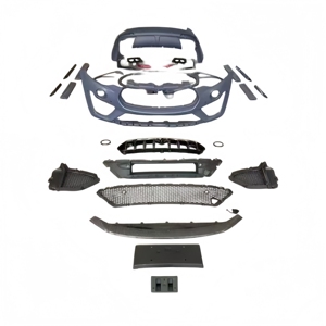 Kit carrosserie de mise à niveau de style GTS neuf et de haute qualité, comprenant un becquet avant et un pare-chocs arrière, pour <span class=keywords><strong>Maserati</strong></span> Levante, ajustement universel - Product Image 2