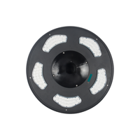 Lampadaire solaire UFO en aluminium IP65 pour extérieur, 30W 50W, rond, pour quartiers résidentiels, rues, parcs et sites touristiques