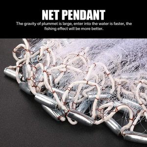 Handmade Câu Cá Biển Đúc <span class=keywords><strong>net</strong></span> với nặng thực kẽm chì thả trọng lượng - Product Image 6