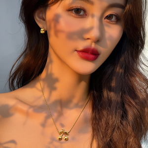 สร้อยคอจี้เชอร์รี่ สแตนเลส 316L ชุบทอง PVD เครื่องประดับแฟชั่น - Product Image 3