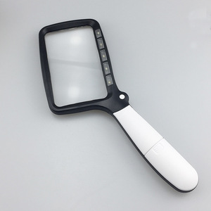 LED genggam kaca pembesar persegi panjang untuk membaca kaca pembesar Premium - Product Image 6