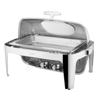 Chauffe-Plats Professionnels Sunnex à Couvercle Rabattable – Conception Modulaire, Idéal Hôtels et Restaurants – Bacs Alimentaires pour Buffets