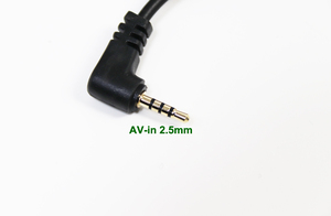 Cavo AV Portatile per GPS, Cavo Video GPS AV IN, Cavo AV-IN 2.5mm per Telecamera Posteriore Auto a GPS Portatile con Connettore <span class=keywords><strong>AVIN</strong></span> 2.5mm - Product Image 2