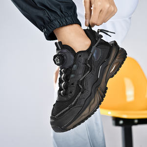 Baskets de sport décontractées à la mode personnalisables pour hommes baskets de course vierges à transformateur au design facile à porter avec bouton rotatif pour hommes - Product Image 5