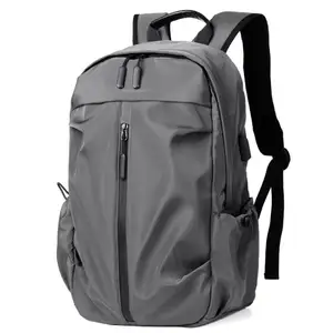 Тонкий легкий дорожный рюкзак для мужчин, профессиональная сумка для компьютера с USB-портом для зарядки, рабочие рюкзаки для ноутбука