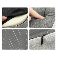 Coussin de siège orthopédique en mousse à mémoire de forme en forme de U, tissé, rafraîchissant, pour sièges de voiture, fauteuils roulants, utilisation en extérieur - Amovible, lavable, logo personnalisé