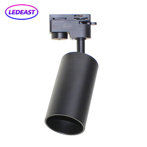 LEDEAST GUTK Golden GU10 MR16 Base Line Voltage Track Light Head Lamp <span class=keywords><strong>Case</strong></span> Cylinder GU5.3 Spot <span class=keywords><strong>Bulb</strong></span> Bracket <span class=keywords><strong>Case</strong></span> - Product Image 1