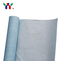 Ceres Non Tissé Tissu Dry Type Automatique Bleu Couverture Chiffon De Lavage Rouleau De Nettoyage pour Impression Offset