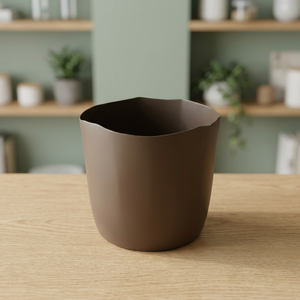 Matt Black <b>Colour</b> American Design Large Size Flower Pot and Vase For Garden Decoration Handmade - Indian Home Crafts - Product Image 3