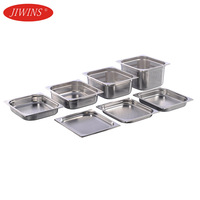 Prix d'usine, bac gastronorme en acier inoxydable SS304, norme européenne 353x325x100mm, conteneur de service pour buffet