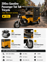 Couverture de bâche de haute qualité Tricycle moto passager Trike électrique Tuktuk 3 roues mobilité Auto pousse-pousse à vendre