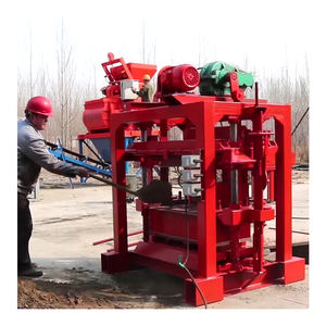 Mesin Pembuat Bata Manual Kecil HF QTJ4-40/Mesin Pembuat Blok Peralatan Pembuat Blok Berongga Produsen - Product Image 2