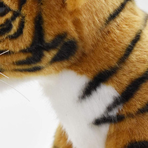 <span class=keywords><strong>Peluche</strong></span> réaliste de <span class=keywords><strong>tigre</strong></span> bébé, allongé et assis, rayé orange - Product Image 5