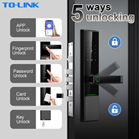 Serrure Intelligente de Sécurité pour Porte d'Entrée 6068 6072 6085 Mortise TTLock Tuya Wifi Biométrique Digitale à Empreinte Digitale