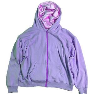 Manteau d'hiver ample à capuche doublé de satin pour hommes, 400 grammes par mètre carré, style épais en tissu tricoté 100% coton - Product Image 4