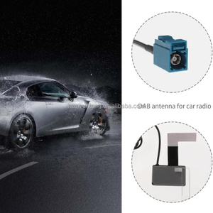 <span class=keywords><strong>Antenne</strong></span> radio de voiture DAB+ active avec connecteur Fakra et Jack, installation facile sur la fenêtre <span class=keywords><strong>pour</strong></span> les fonctions aériennes et <span class=keywords><strong>FM</strong></span> AM - Product Image 5