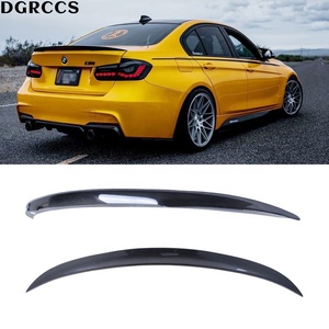 สปอยเลอร์หลังคาร์บอนไฟเบอร์ทรง P สำหรับรถซีรีย์ 3 รุ่น F30 F35&M3 F80 ซีดาน ปี 2011-2019 ทำจากคาร์บอนไฟเบอร์ - Product Image 1