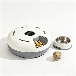 Anti-Overflow Smart Pet Feeder Automatischer Futterspender Custom Logo Supported Large <b>Storage</b> Automatic Feeder - Product Image 1