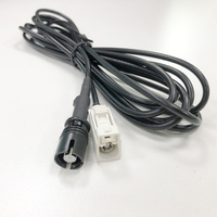 Fakra konektor RF ke Female Raku 2 Terminal HF RG174 kabel koaksial